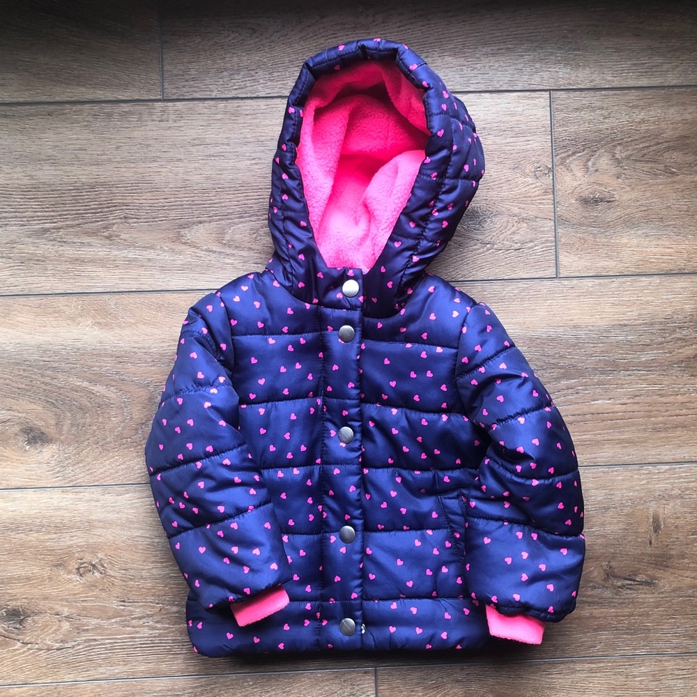Toddler Girl’s Carter’s 12M Puffer Winter Jacket